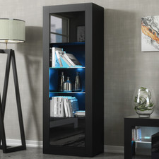 Living Room Set | Matt Body & Gloss Doors | TV Unit & Display Cabinet | Free LED