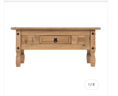 Distressed waxed solid pine - waxed,