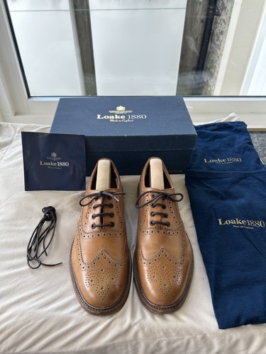 Loake 1880 ashby - tan, brogue