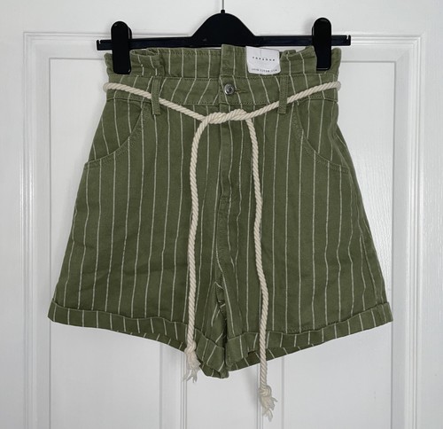 Bnwt topshop green stripe rope - topshop,