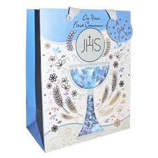 Holy Communion Gift Bag 23cm x 18cm Religious - Symbolic C50202