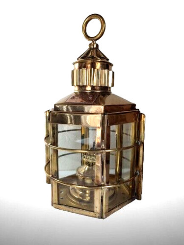 Nautical lamp lantern brass - nautical,
