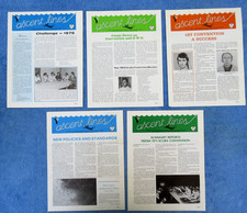 5 Vintage Scuba 1975 National YMCA Scuba Instructor Newsletters ASCENT LINES