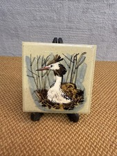 Vintage Grebe Tile Trivet Wall
