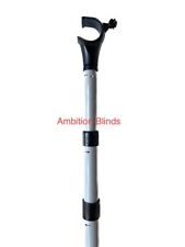 VELUX COMPATIBLE 1.2m -3m TELESCOPIC METAL ROD POLE FOR OPENING WINDOW & BLINDS