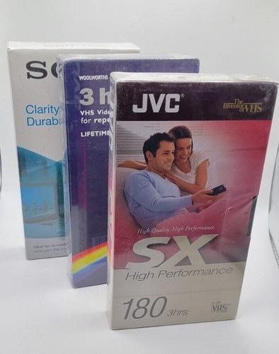 Vhs blank video cassettes - 3,