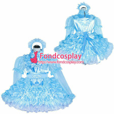 Girly maid lockable blue