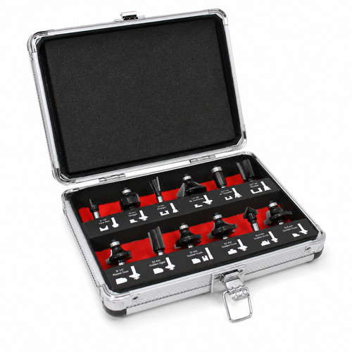Router bit set - set, 12pc