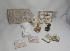 DOLLS HOUSE MINIATURE LARGE JOB LOT BUSTS SCROLLS ROMAN ARTIFACTS