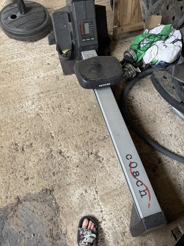 Rowing machine exercise - rowing,