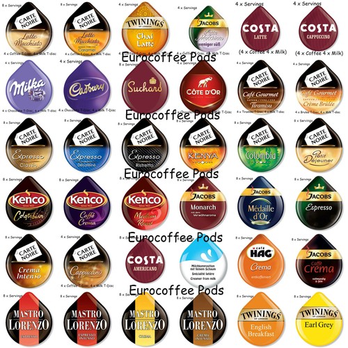 Tassimo coffee discs pods - t-discs,