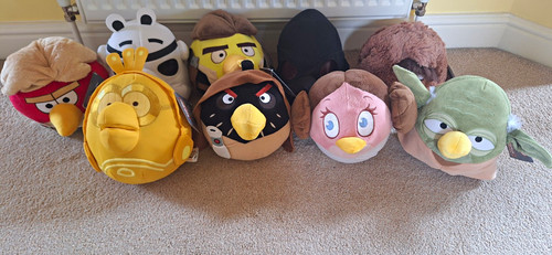 Angry birds star - angry, plush