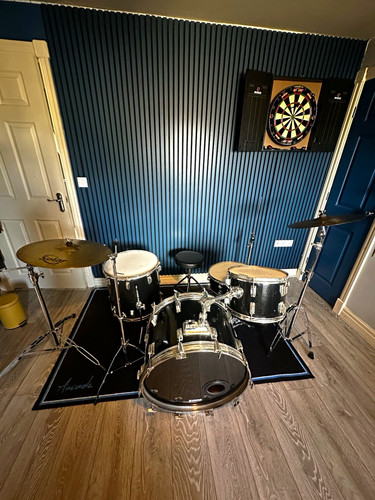 Evans acoustic drum kit - evans,