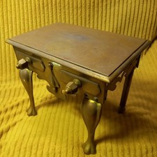 Antique Brass and Fireplace