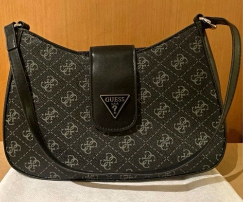Guess black grey logo - guess,