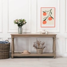 Wooden 160cm Classic French Farmhouse Rustic Hall Console Table