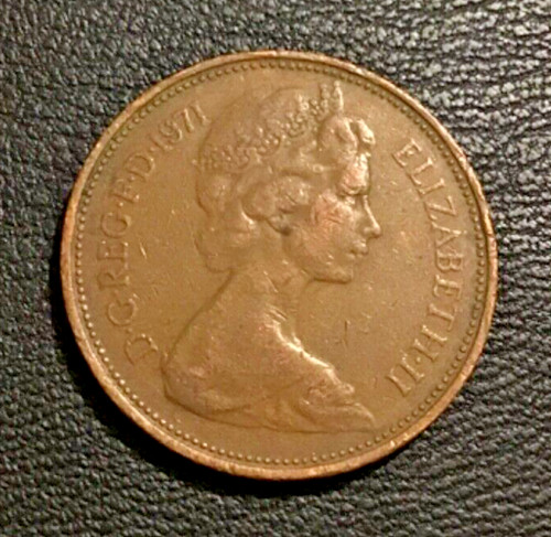 1971 qeii extremely rare two - extremely,