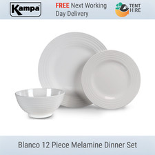 Kampa Melamine 12 Piece Dinner