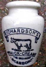 Scarboro Pictorial Cream Pot