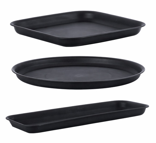 Round square long plastic - square,