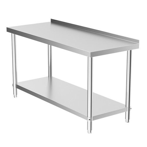 Stainless steel table - table, with