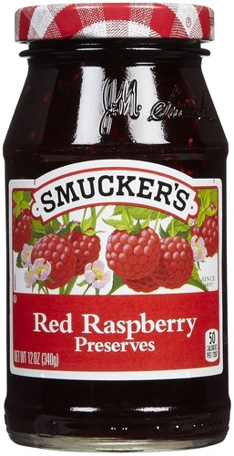 Smucker red raspberry - 12, oz