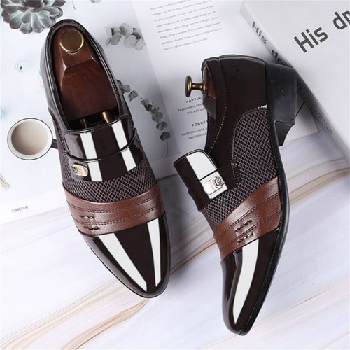 Men pointed toe slip - pointed, slip-on