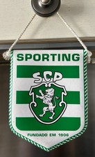 Vintage 90’s Sporting Lisbon Football Club Mini Pennant Double Sided