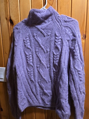 Vince aran raglan mock - aran, neck