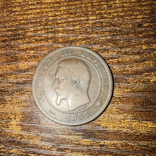 1855 france dix centimes - ,