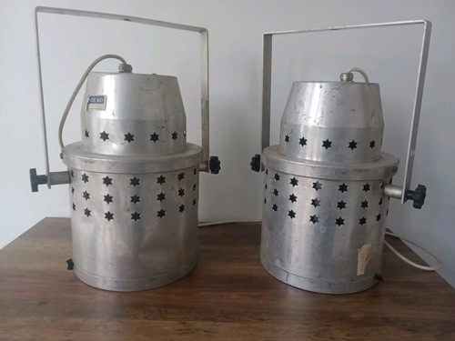 Pair vintage theatre spot - pair, of