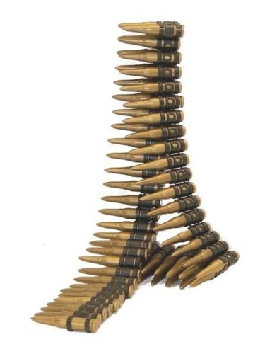 Army fancy dress bullet belt - army,