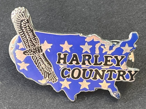 Motorcycle pin badge - badge, harley