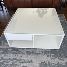 Ikea Large Coffee Table. White
