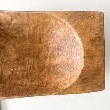 Rustic Wooden Dough Bowl