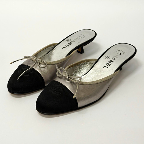 Vintage chanel black silver - chanel, black/silver