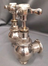NICKEL GLOBE TAPS HEAVYWEIGHT RECLAIMED,  REFURBISHED GLOBE TAPS