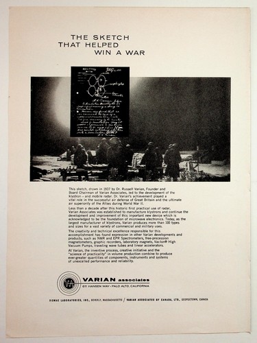 Varian associates klystron - varian,