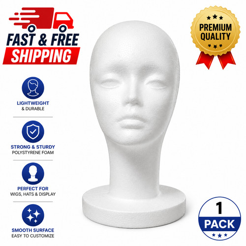 Polystyrene foam head - polystyrene,