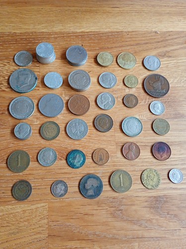 Mixed old foreign world - mixed, coins