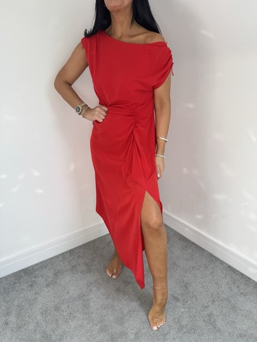 Lipsy dress size slinky red - lipsy,