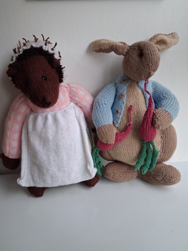 Hand knitted beatrix potter - knitted,