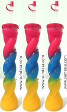🥤Novelty Slush Puppie Machine Cups with lids + straws drinking cup PALM TREE 🌴