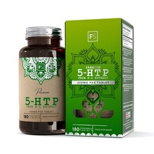 5 HTP | 180 Capsules de 400mg, Sérotonine, 5HTP Lutte Griffonia Seme Estratto