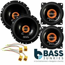 Fiat Punto 1999 - 2005 Edge 400 Watts Front Door & Rear Car Speakers Upgrade Kit