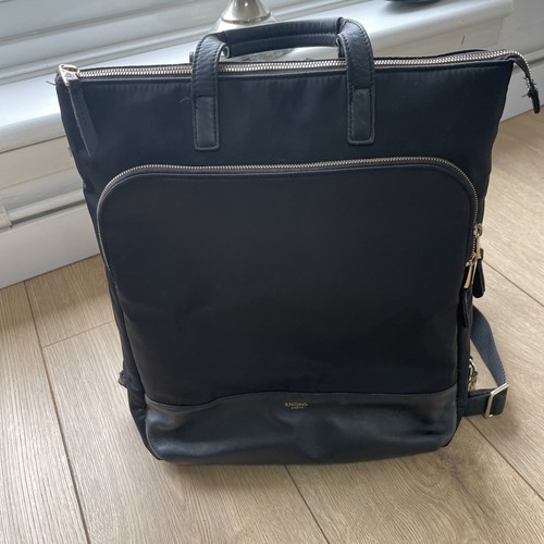 Knomo black backpack - black,