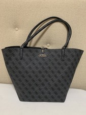 Reversible Black grey Guess Tote shoulder bag excellent condition 