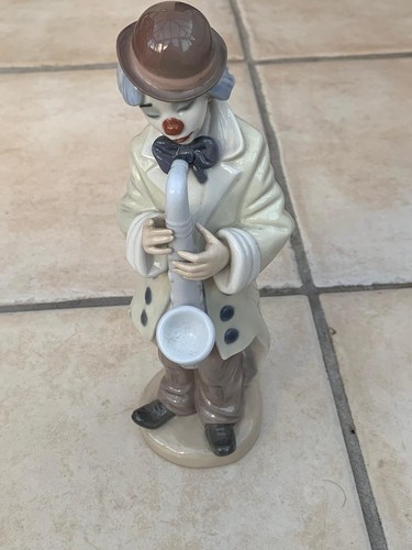Lladro figurine clown - clown, sad