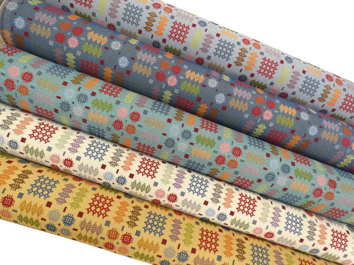 Welsh blanket style tapestry - blanket,