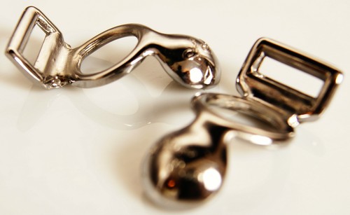 Silver cross apron tabs - ,